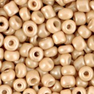 Seed beads 6/0 (4mm) Chamois beige